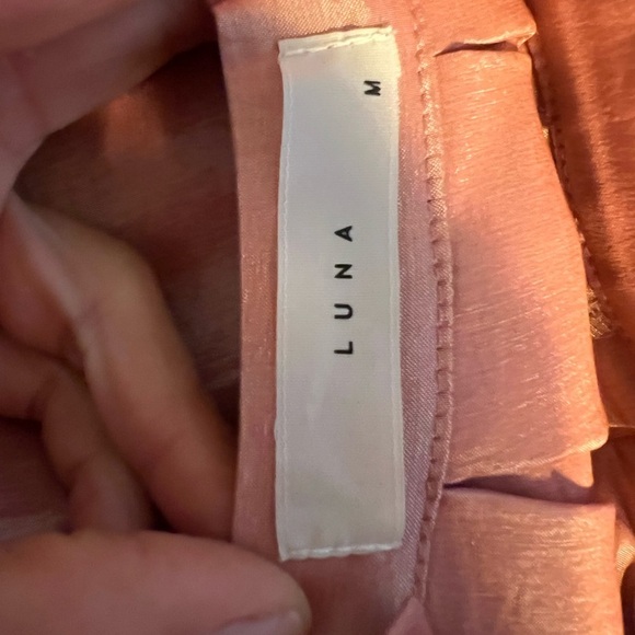 Luna shiny pink ballerina skirt size medium (cut very small, 12” waist) - Picture 4 of 6